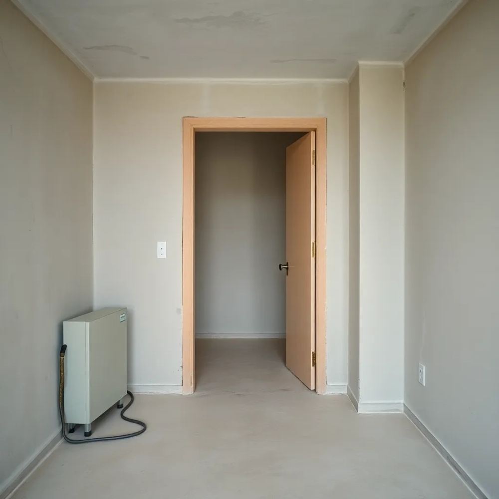 Wejście do mieszkania przed odbiorem